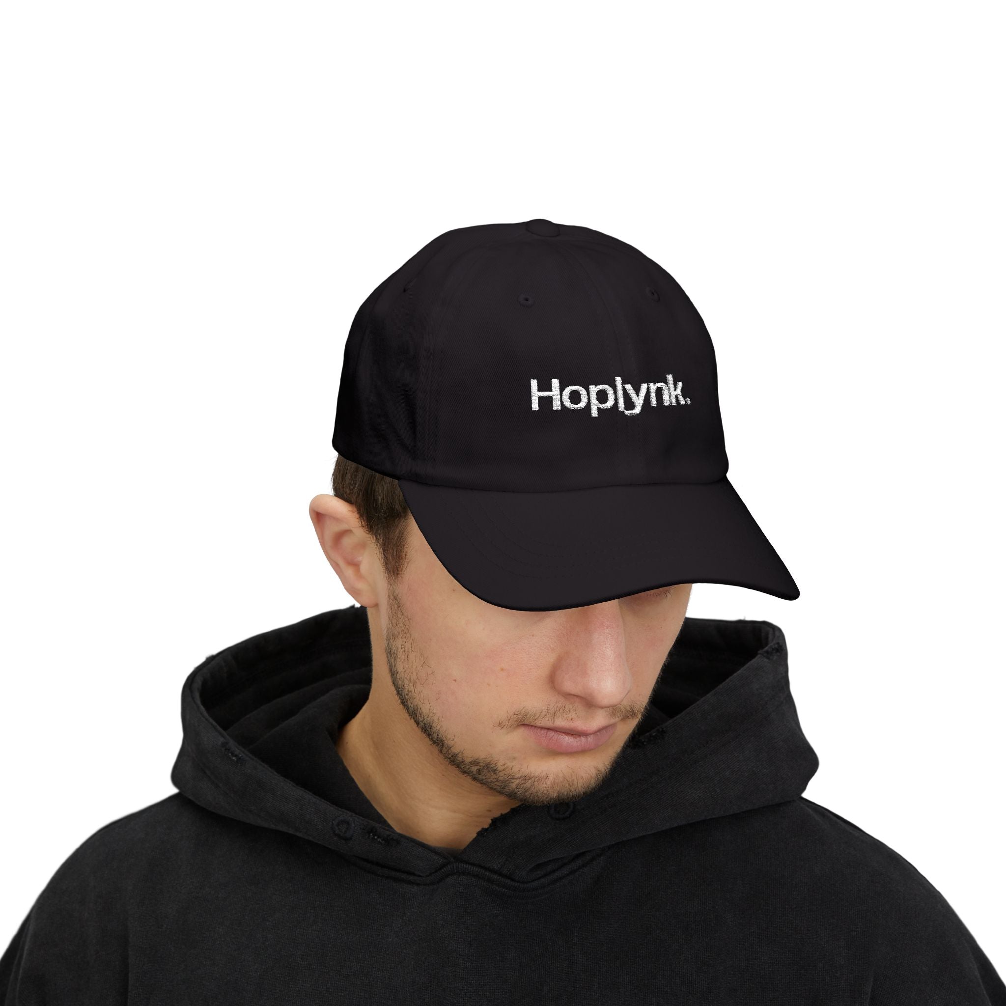 Hoplynk Embroidered Hat - White Logo