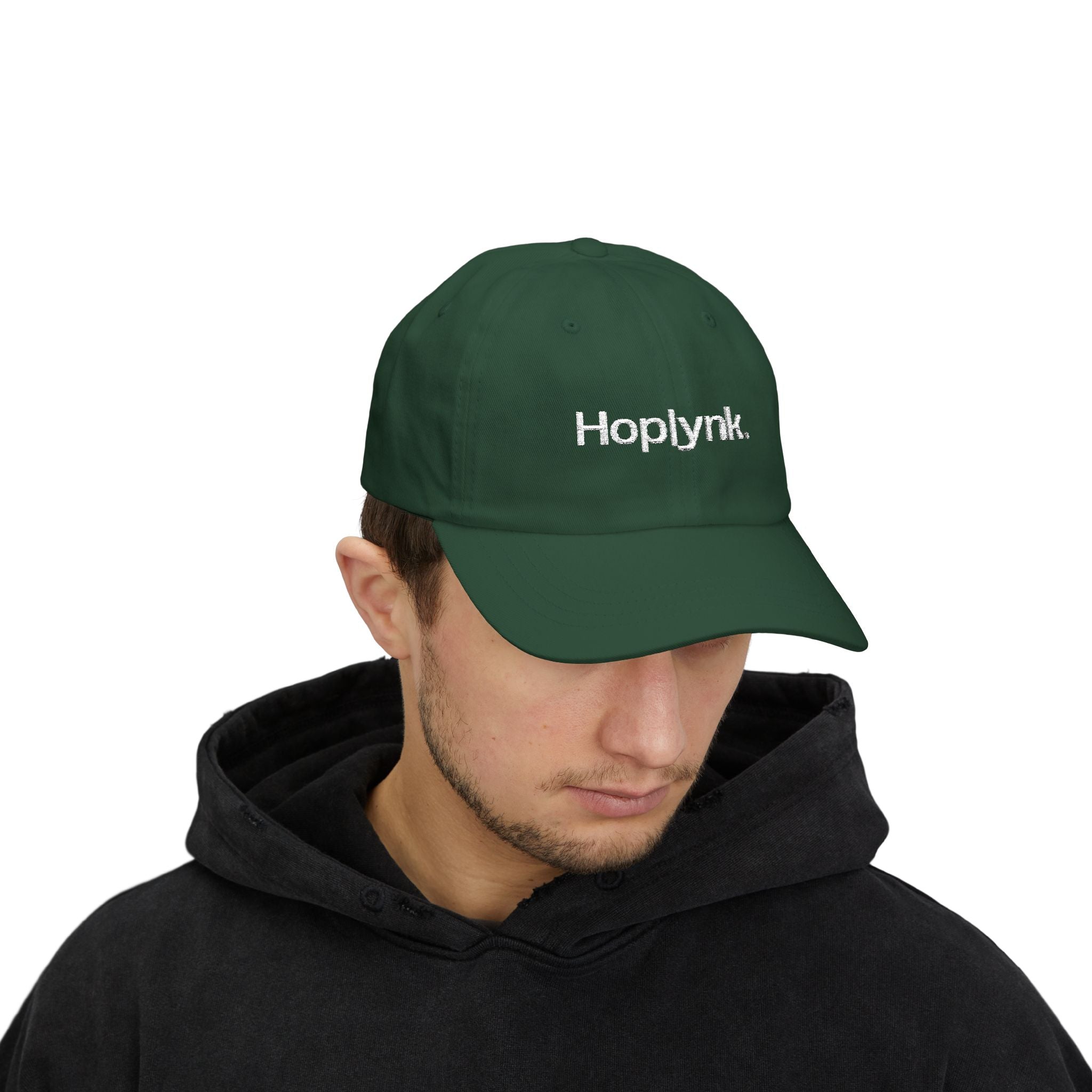 Hoplynk Embroidered Hat - White Logo