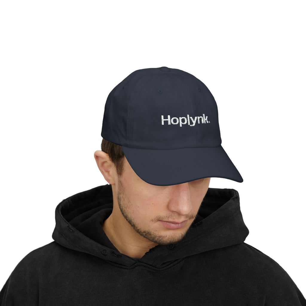 Hoplynk Embroidered Hat - White Logo
